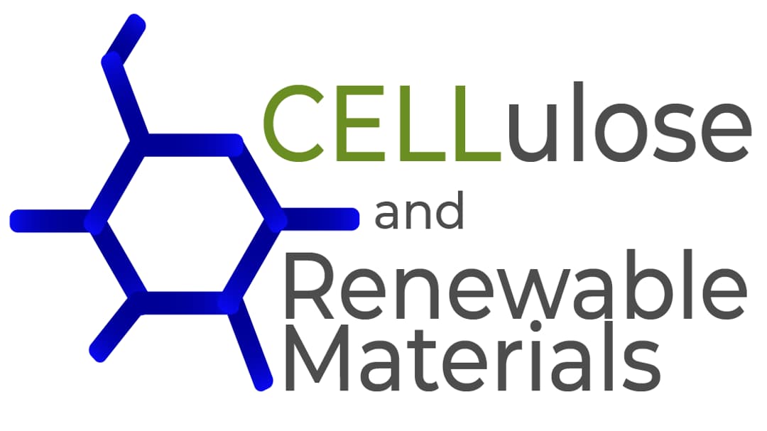 Logotype Cellulose and renewable materials.