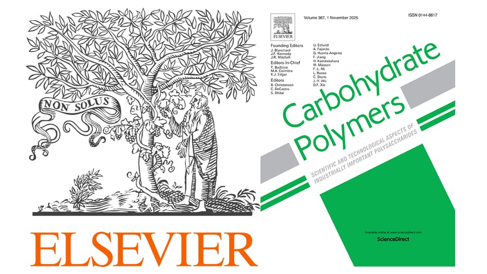 logotypes for Elsevier och Carbohydrate polymers